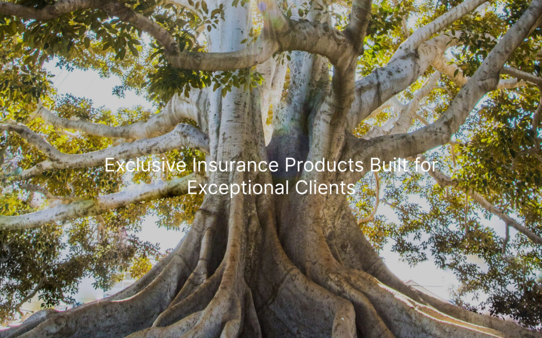 Exclusive Insurance Products Built for Exceptional Clients